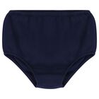 فستان بيبي بنات بطبعة باللون الكحلي, 1, hi-res