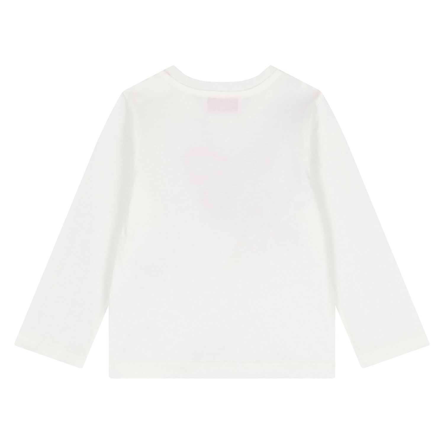 Younger Girls Ivory & Pink Orchidee T-Shirt, 1, hi-res