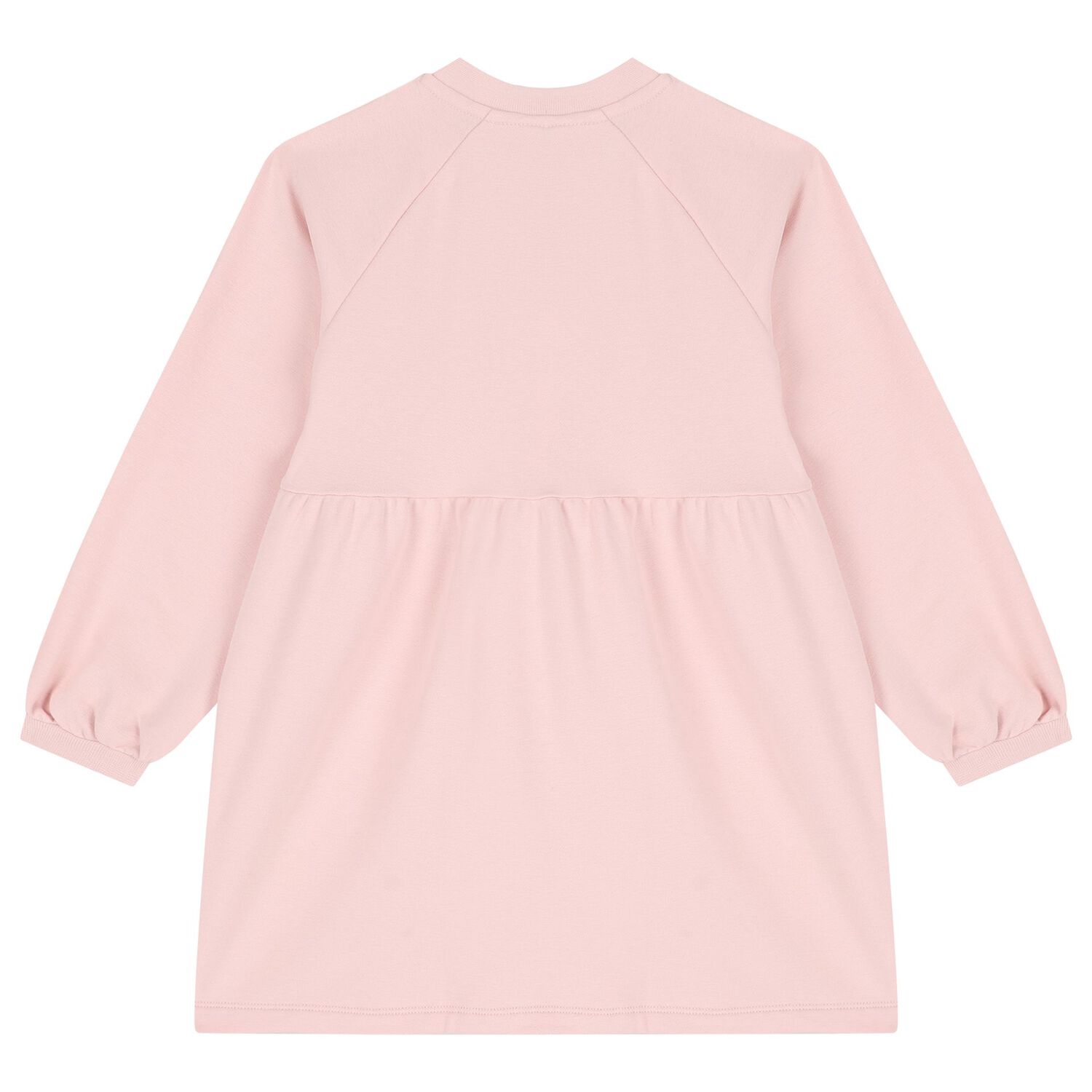 Girls Pink Logo Sweatshirt Dress, 1, hi-res