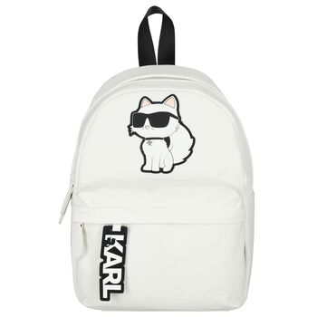 Ivory Choupette Logo Backpack