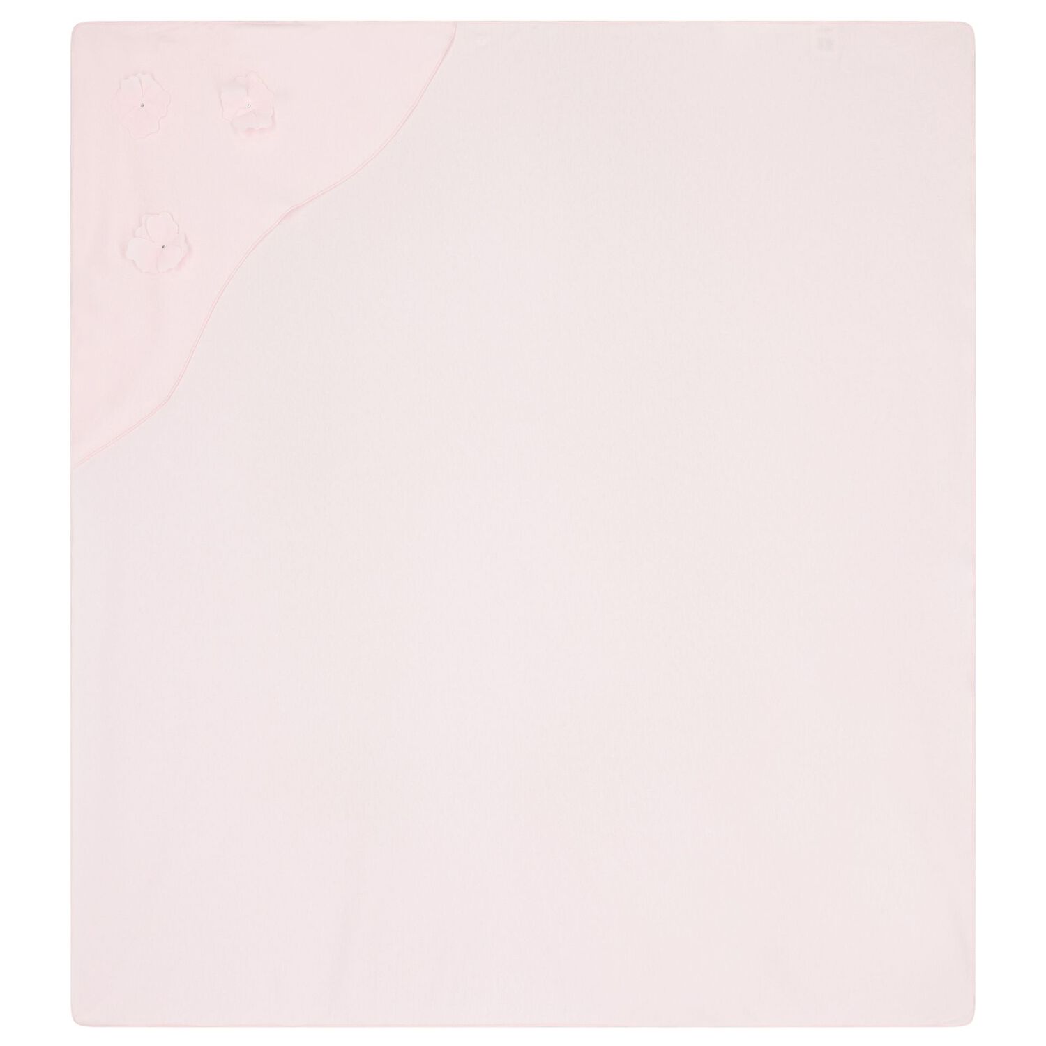 Baby Girls Pink Floral Blanket Set, 1, hi-res