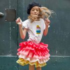 Girls Multi-Colored Easter Skirt, 1, hi-res