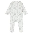 Baby Boys White & Blue Carousel Babygrow, 1, hi-res