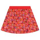Girls Red Logo Skirt, 1, hi-res
