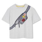 Boys Grey Bag T-Shirt, 1, hi-res