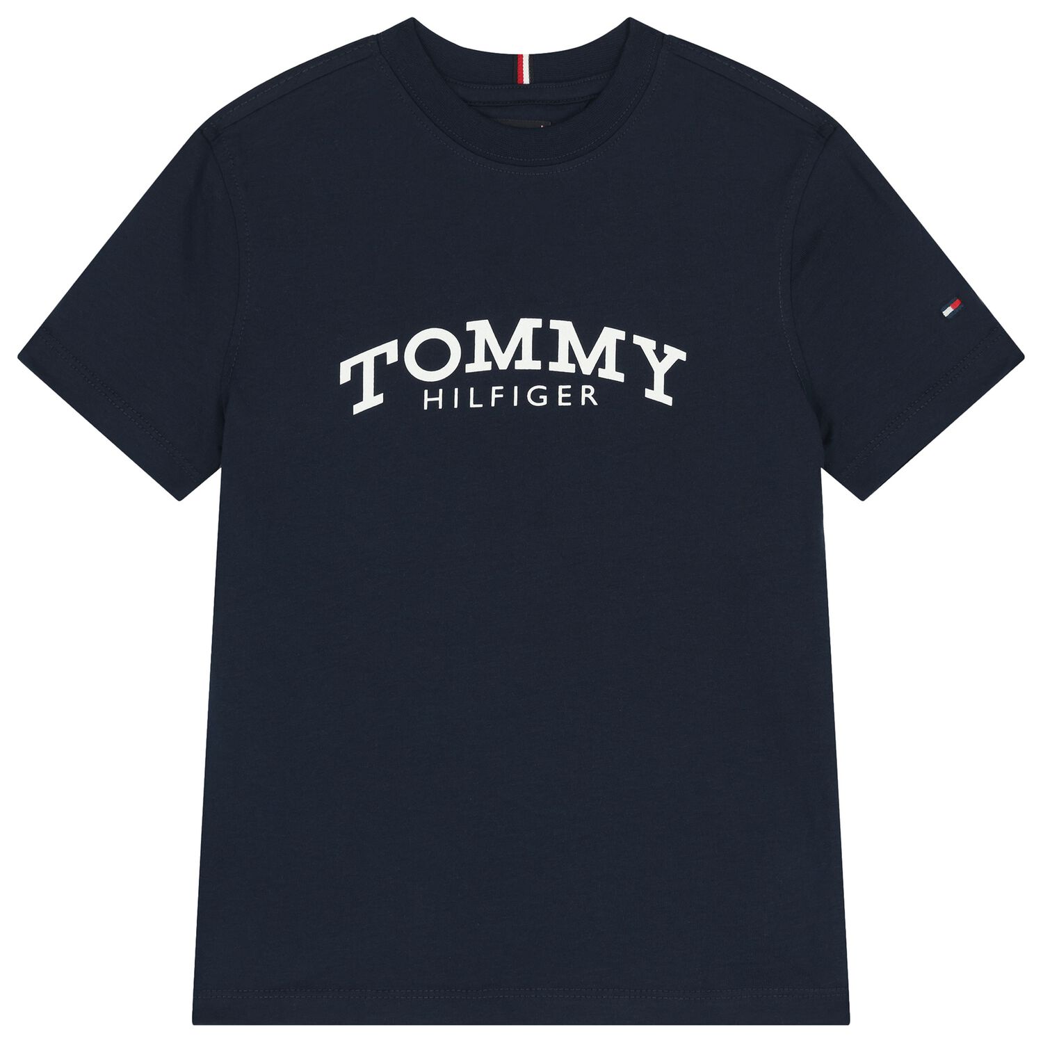 Boys Navy Blue Logo T-Shirt, 2, hi-res