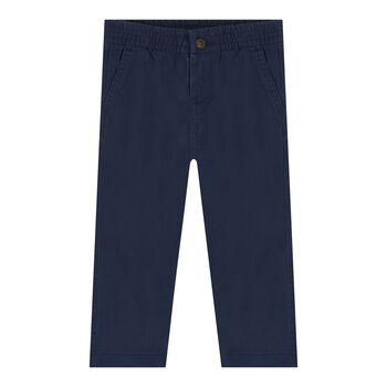 Baby Boys Navy Logo Trousers