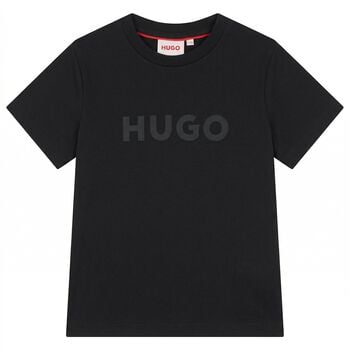 تيشيرت بالشعار بتصميم ميني مي باللون الأسود للأولاد