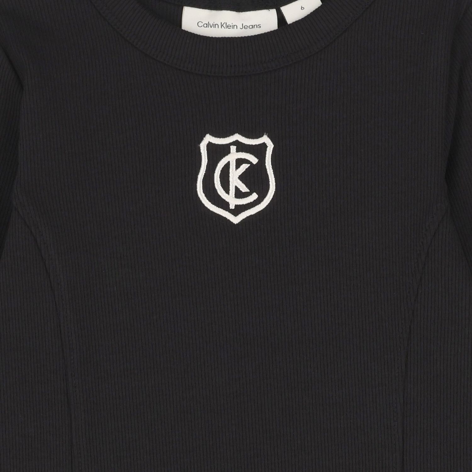 Girls Black Logo Dress, 1, hi-res image number null