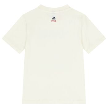 Boys Ivory Logo Marvel T-Shirt