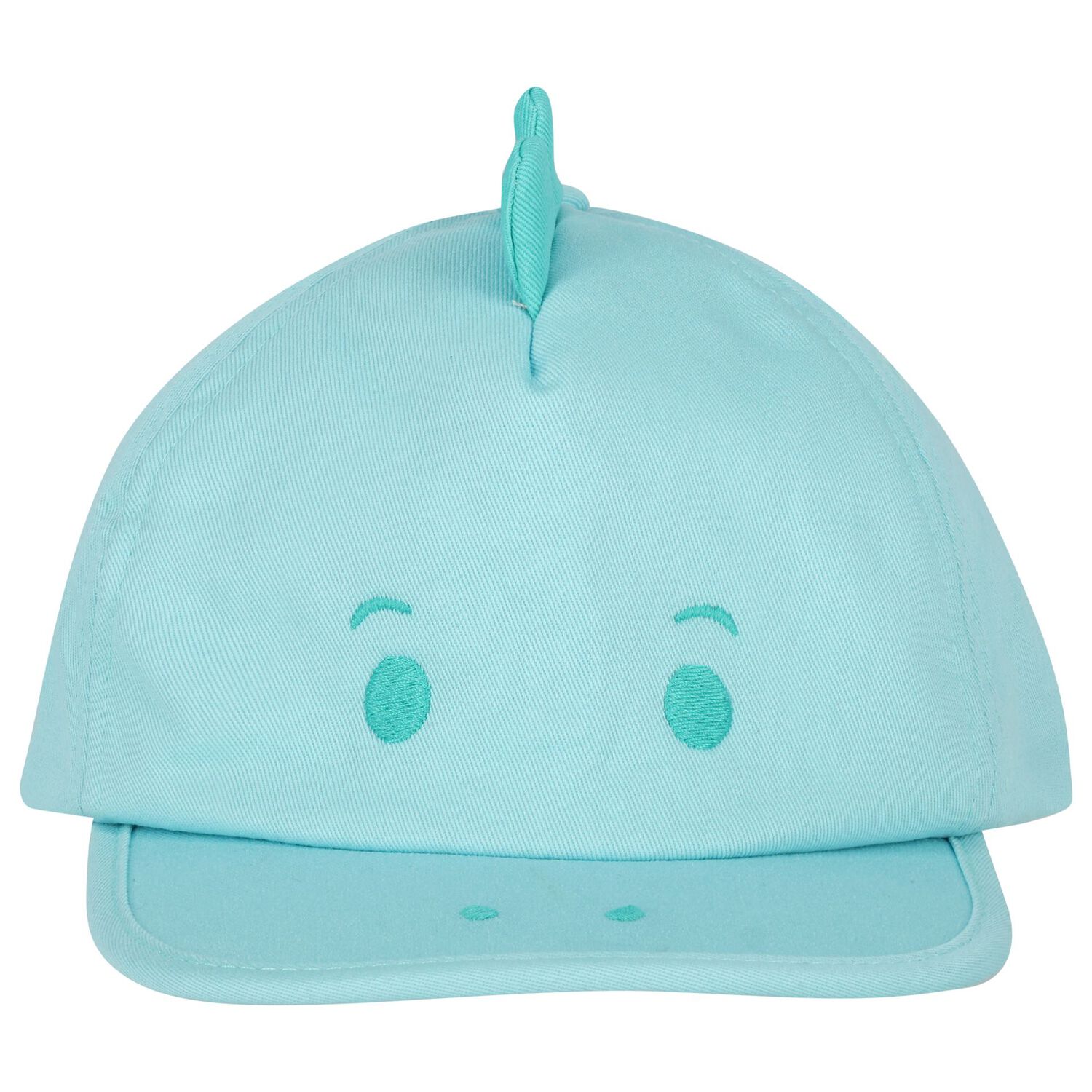Younger Boys Aqua Dinosaur Cap, 3, hi-res