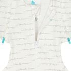 White & Grey Logo Baby Swaddle Up 2-in-1 Transition Bag 1.0 TOG, 1, hi-res