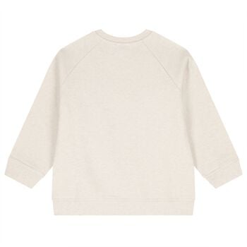 Boys Beige Lion & Tiger Sweatshirt