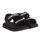 Black & White Logo Sandals, 1, hi-res