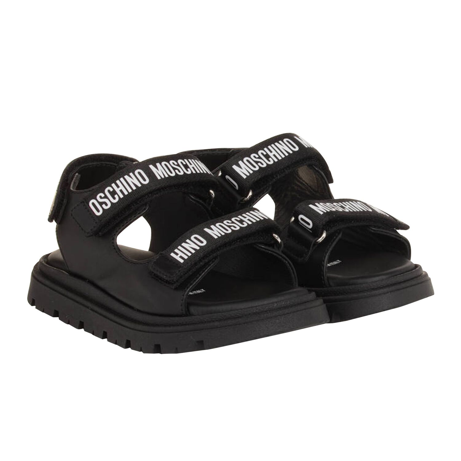 Black & White Logo Sandals, 1, hi-res image number null