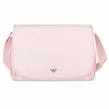 Baby Girls Pink Logo Changing Bag