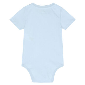 Baby Boys Blue Logo Bodysuit