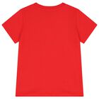 Red Christmas Teddy Bear Logo T-Shirt, 2, hi-res