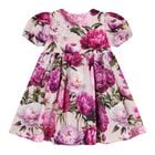 Baby Girls Pink Peony Dress Set, 1, hi-res