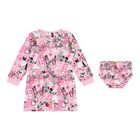 Baby Girls Pink Logo Dress Set, 2, hi-res