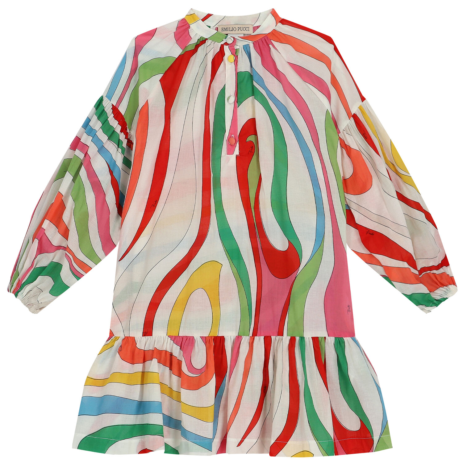 فستان بنات مارمو باللون العاجي, 1, hi-res