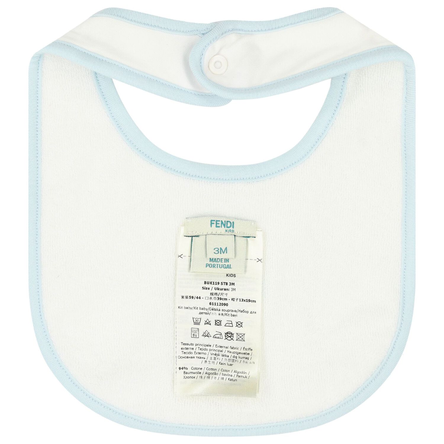 Baby Boys Blue Logo Babygrow Gift Set, 2, hi-res