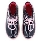 Girls Navy Blue Embellished Boots, 1, hi-res