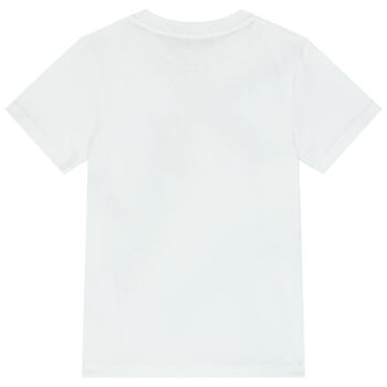 Boys White Logo T-Shirt