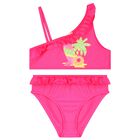 Girls Pink Frill Bikini, 1, hi-res
