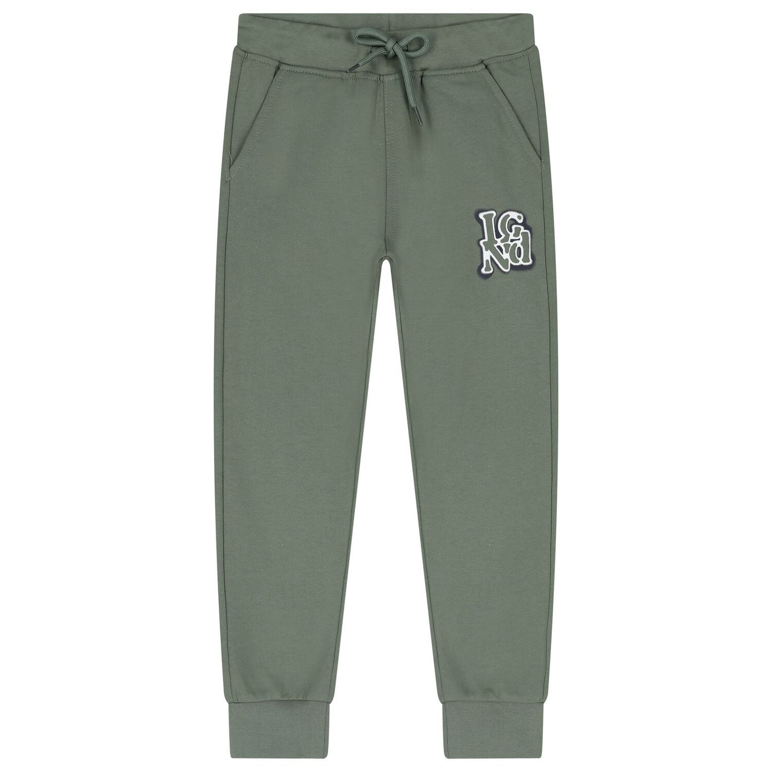 Boys Green & Ivory Skate Tracksuit Set, 1, hi-res