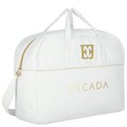 White Logo Baby Changing Bag, 1, hi-res