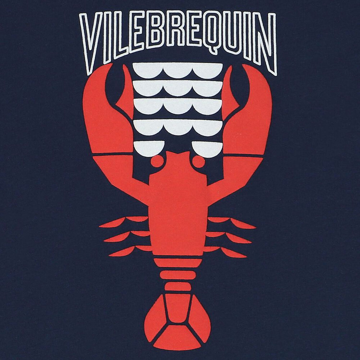 Navy Blue Boys Logo Lobster T-Shirt, 1, hi-res