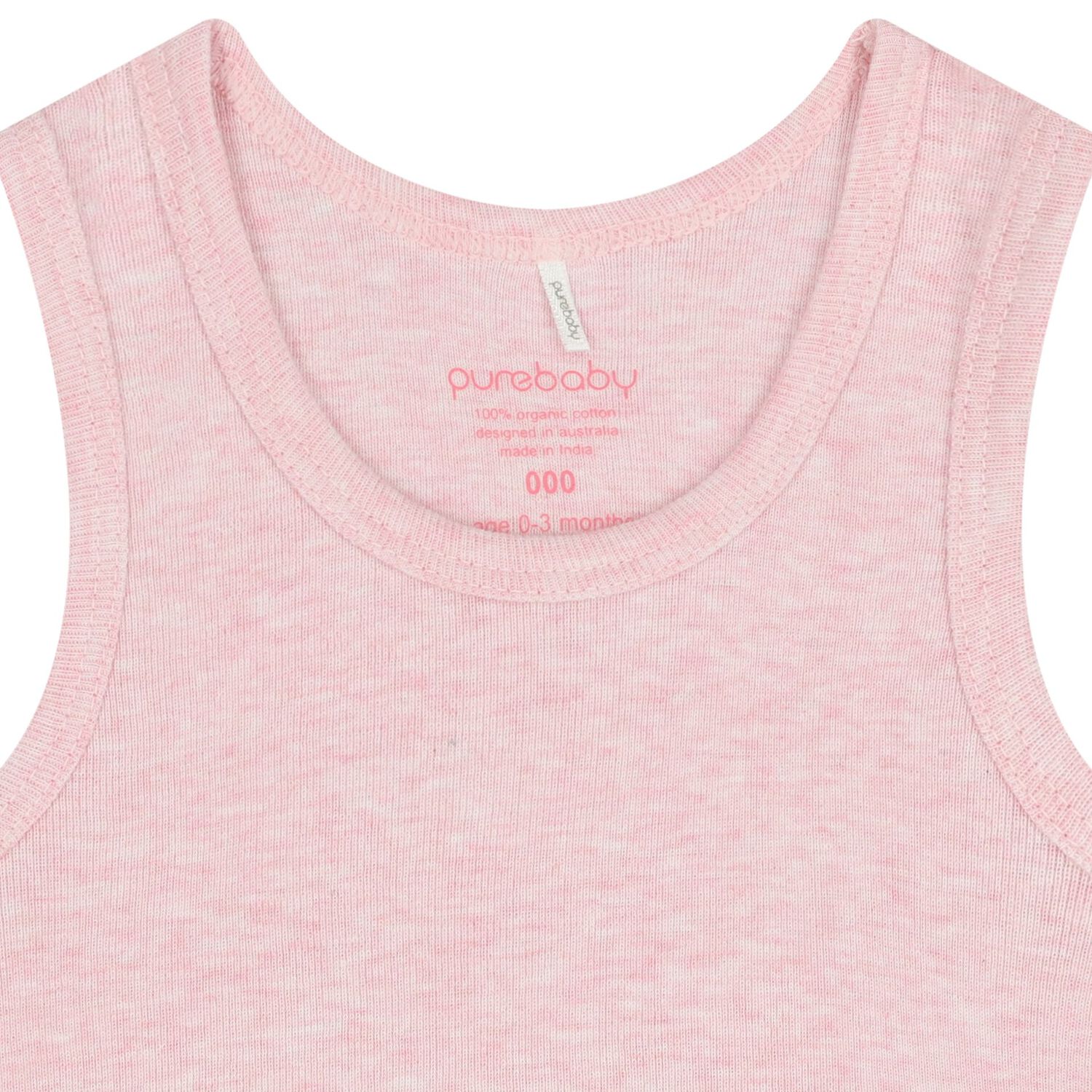 طقم ملابس داخلية للبنات باللونين الوردي والأبيض (عبوة من قطعتين), 2, hi-res