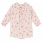 Baby Girls Pink Floral Dress, 1, hi-res