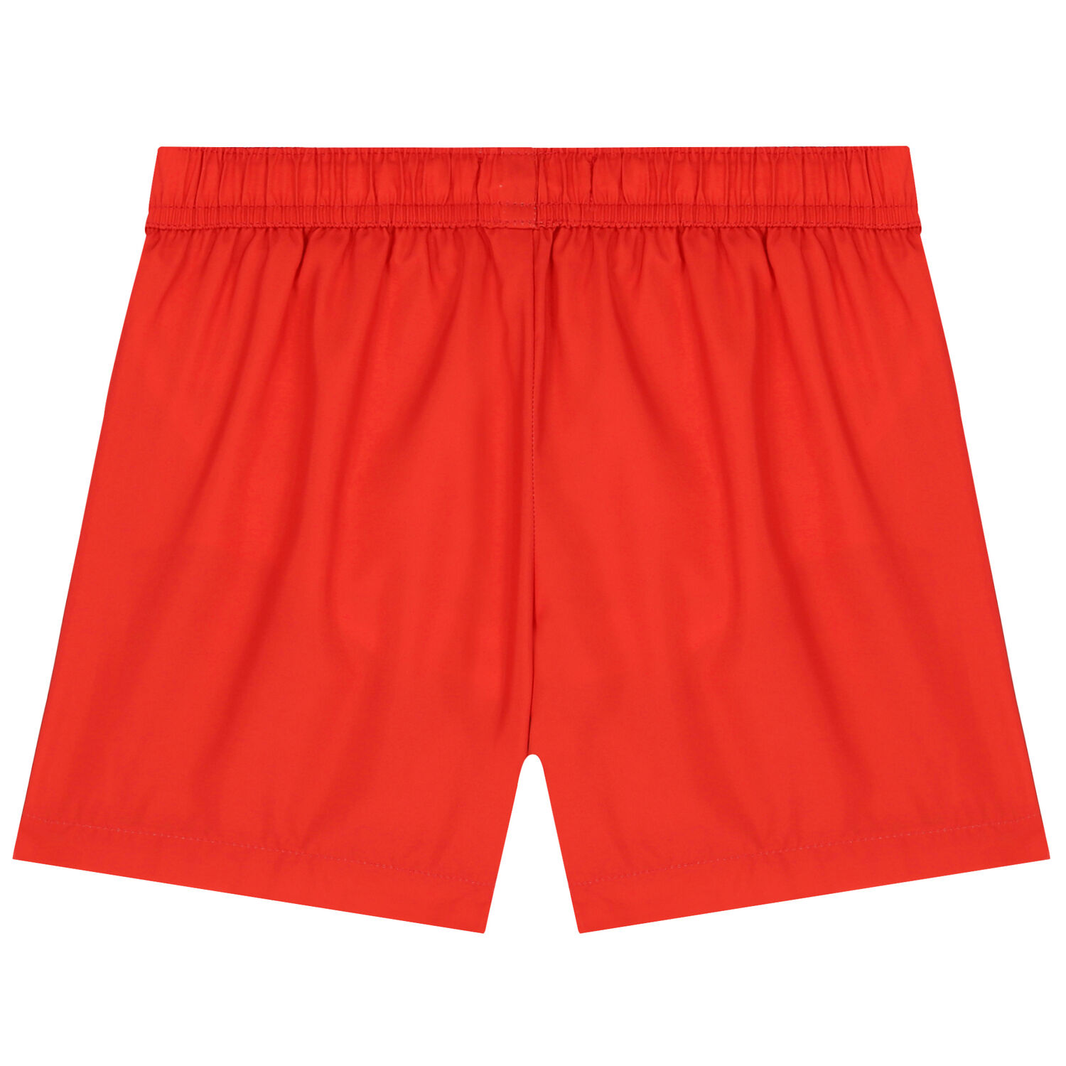 Boys Red Teddy Bear Logo Swim Shorts, 1, hi-res image number null