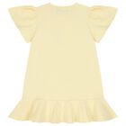 Girls Yellow Bag Logo Dress, 3, hi-res