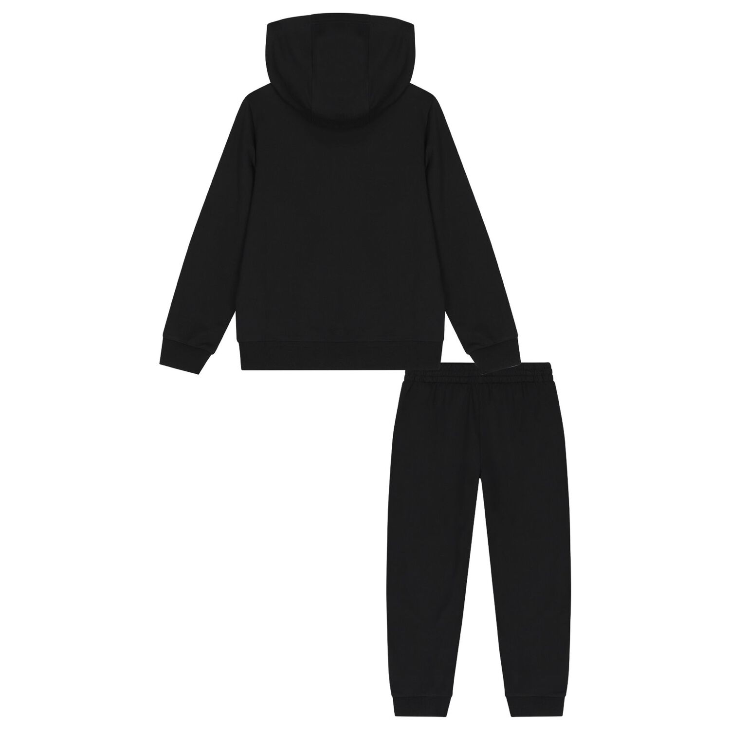 Boys Black Logo Tracksuit , 2, hi-res