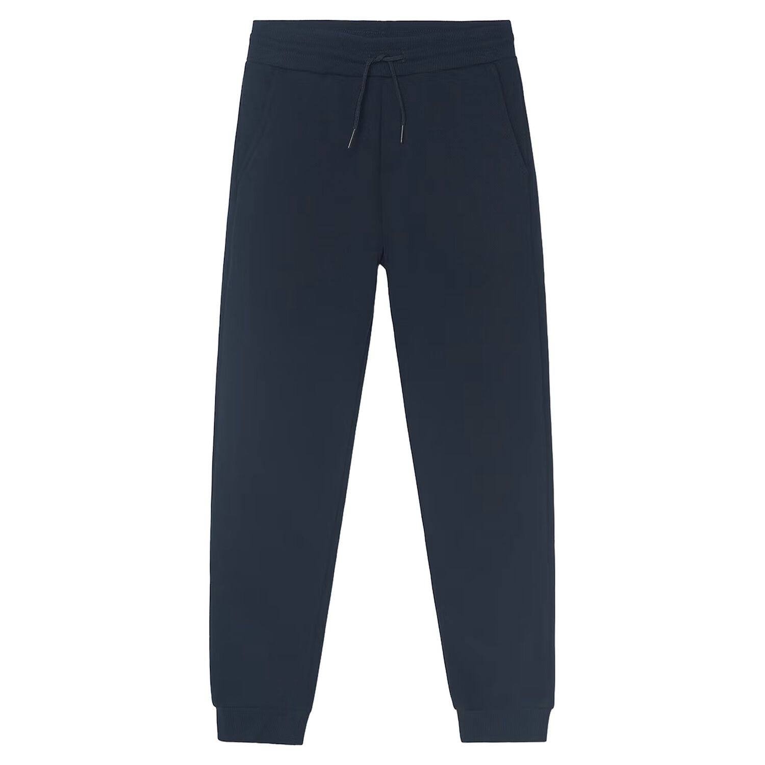 Boys Navy Blue Joggers, 1, hi-res