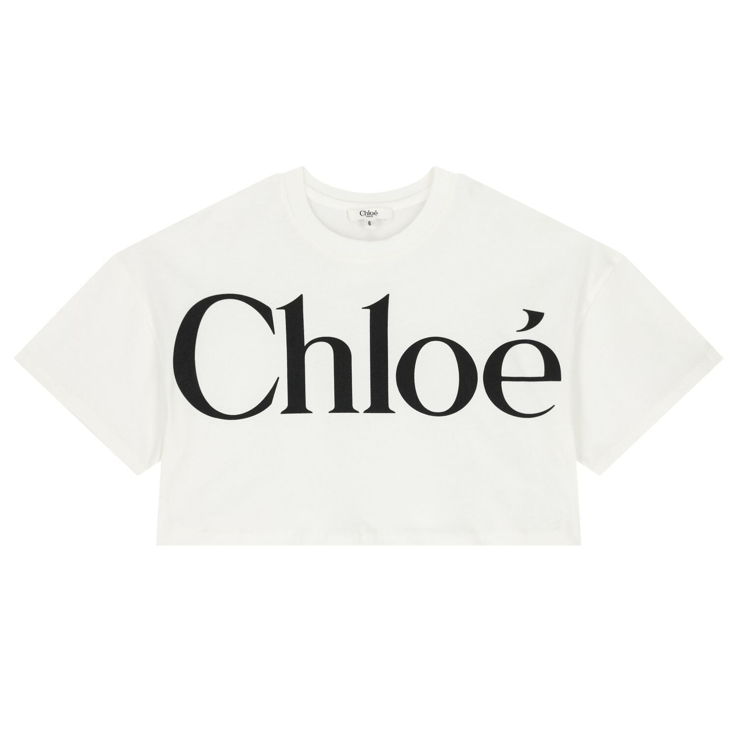 Girls Mini Me White logo T-Shirt, 1, hi-res