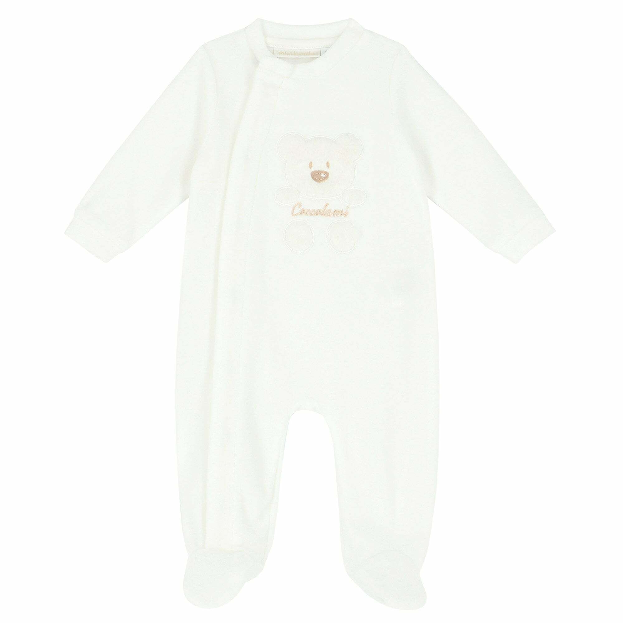 Baby velour babygrow online