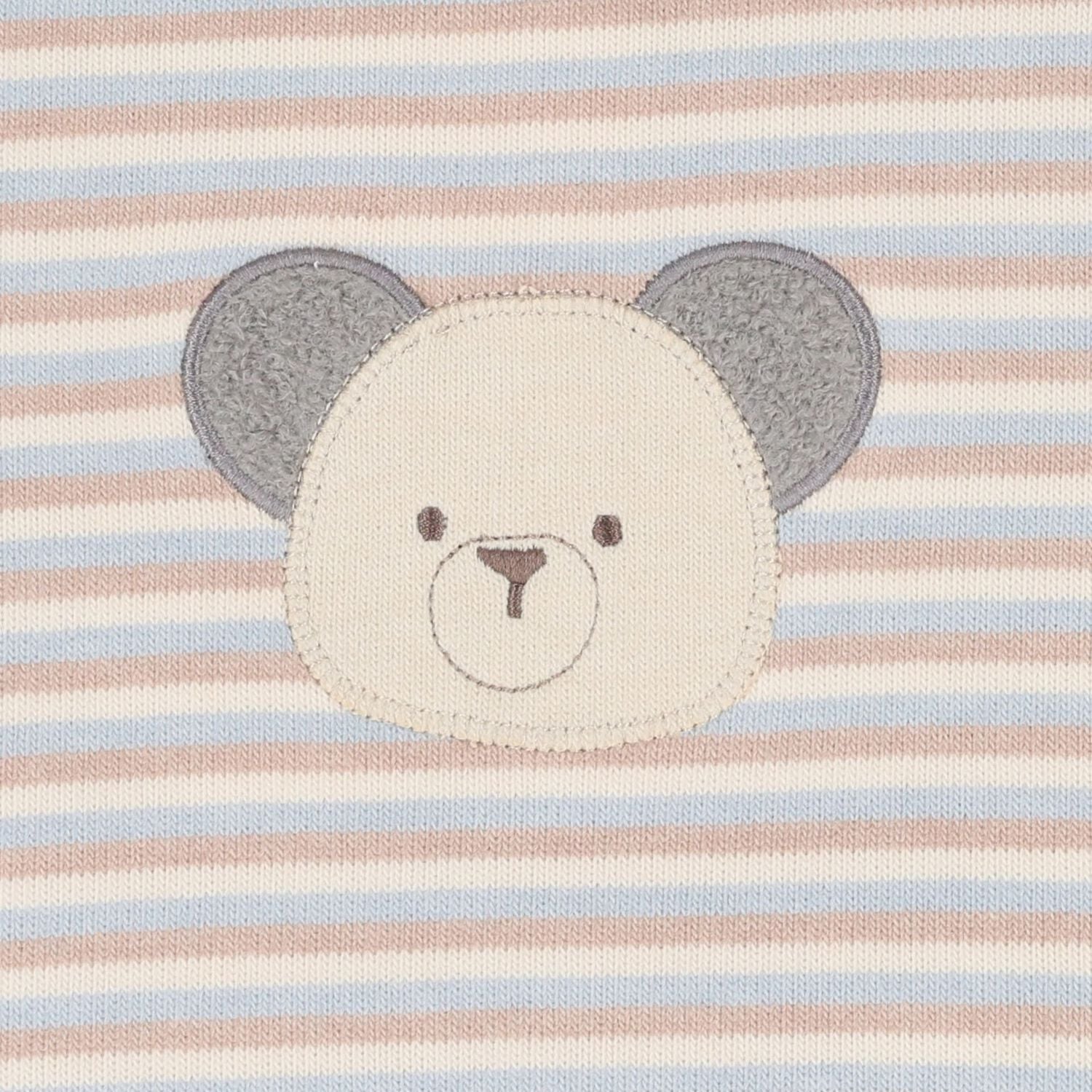 Baby Boys Beige & Ivory Teddy Bear Tracksuit ( 3 Piece ), 1, hi-res