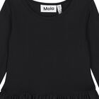 Girls Black Christmas Bauble Dress, 3, hi-res