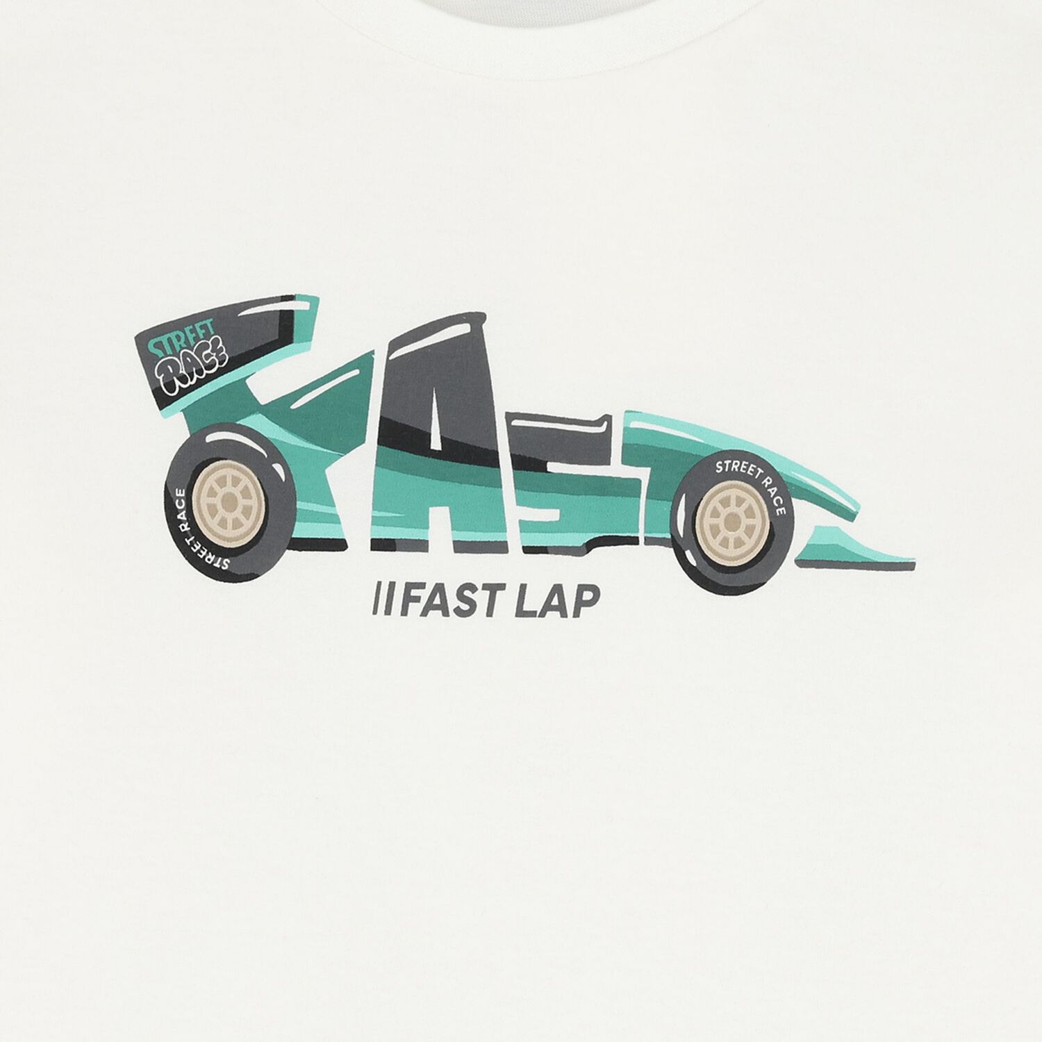 Boys White & Green Racing Car T-Shirt ( 2pack ), 1, hi-res