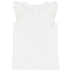 Younger Girls White & Pink Leggings Set, 1, hi-res