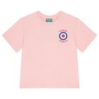 Girls Pink Flower Logo T-Shirt, 1, hi-res