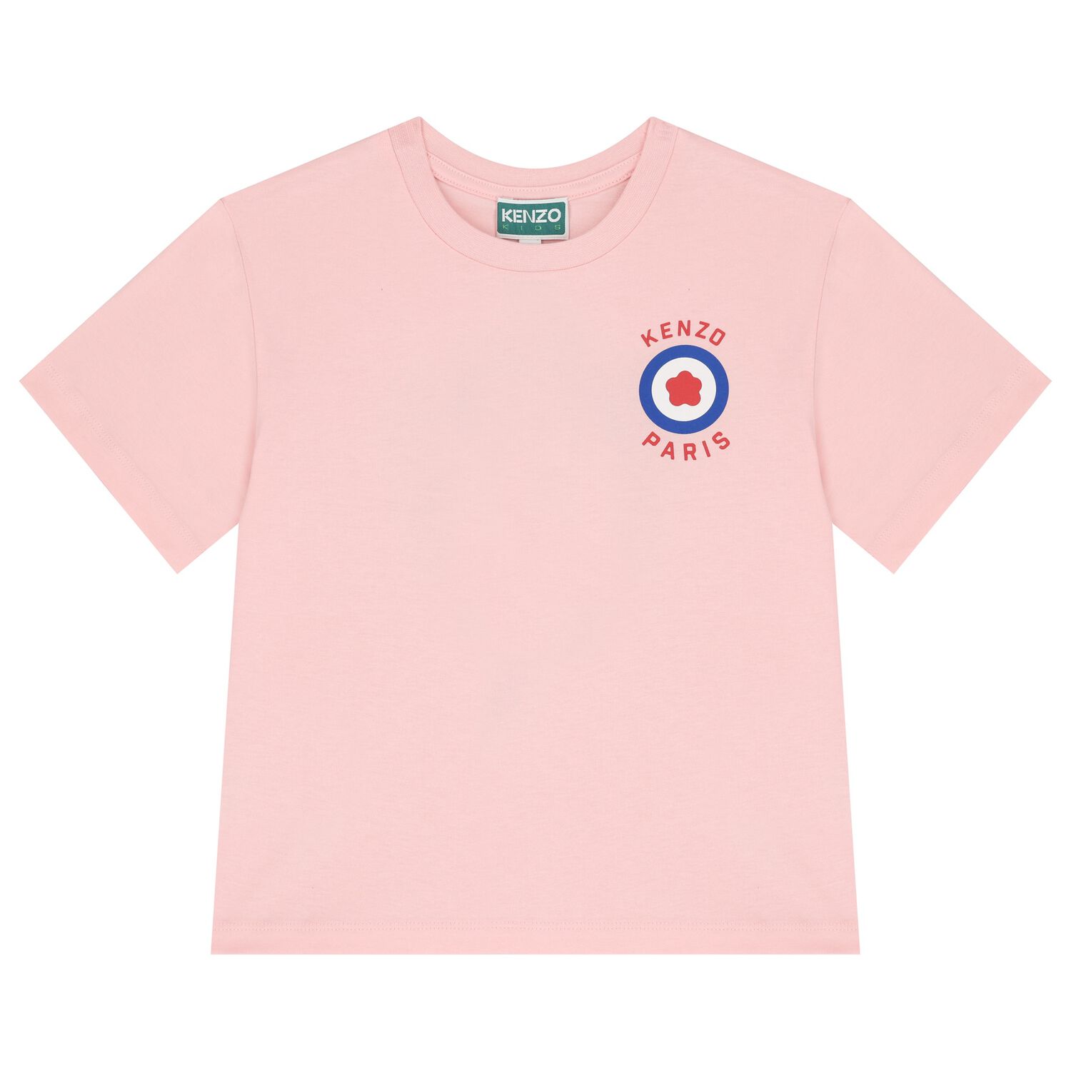 Girls Pink Flower Logo T-Shirt, 1, hi-res image number null