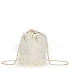 Girls Gold Pearl Handbag, 1, hi-res