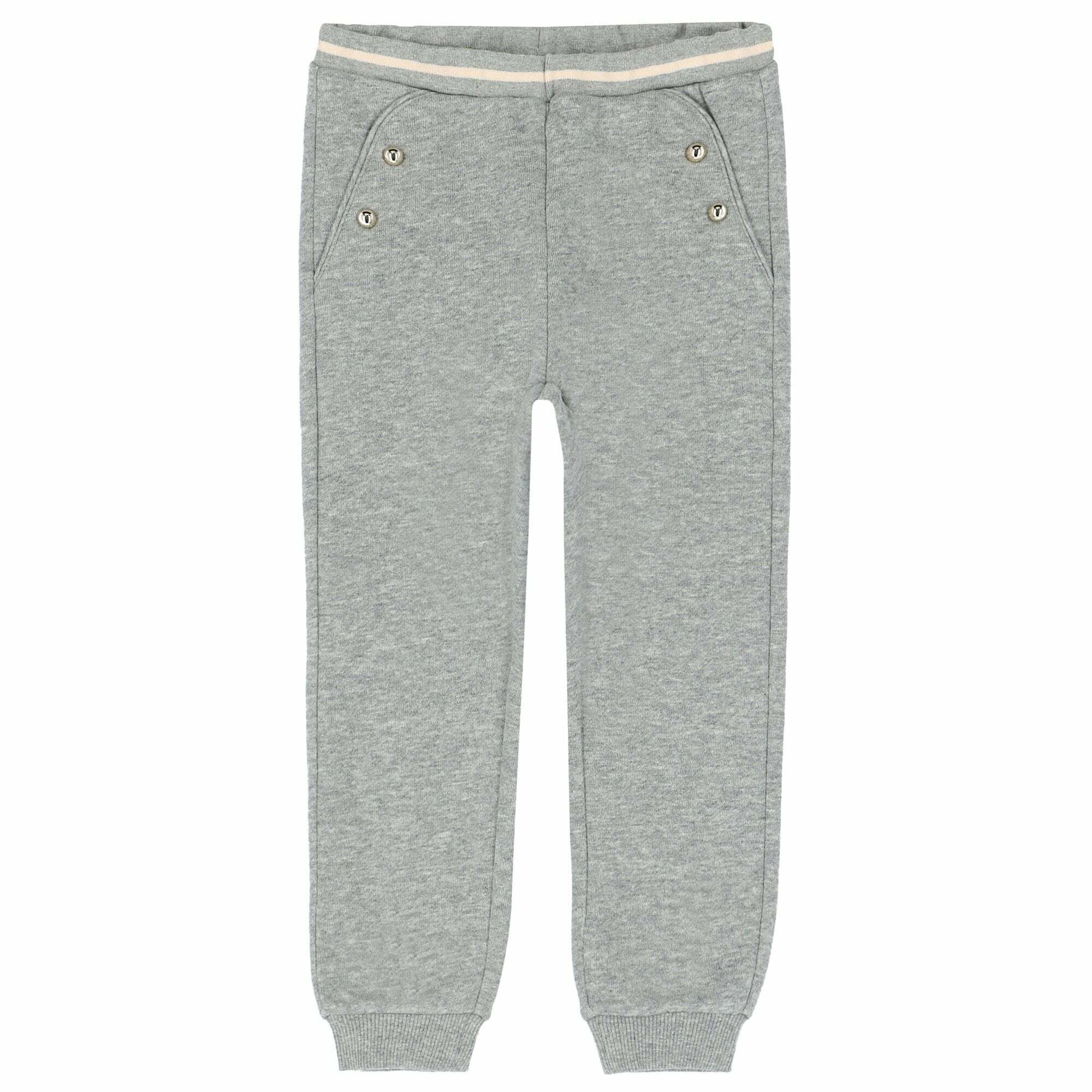 CHLOE Baby Girls Grey Joggers Junior Couture