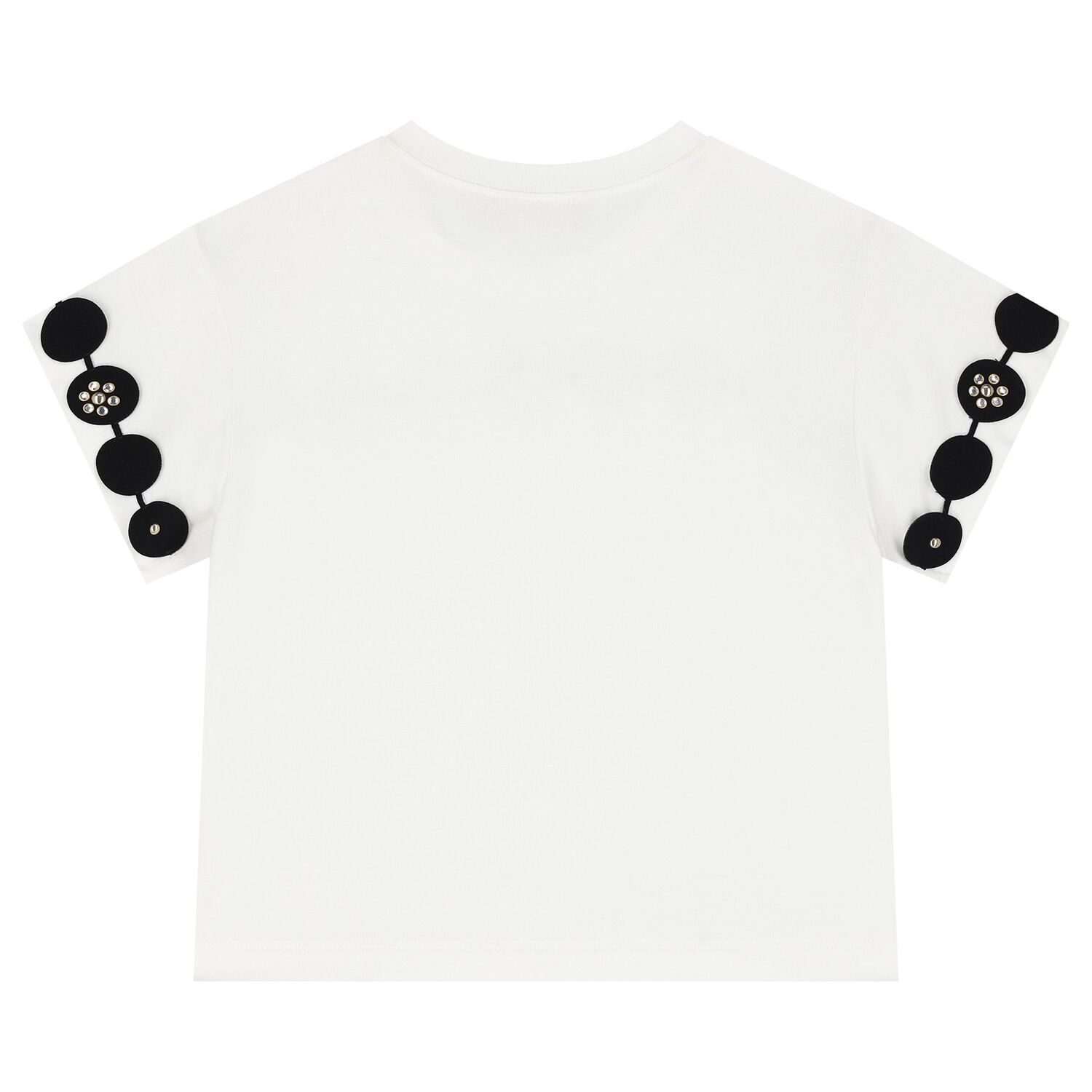Girls Ivory Diamante T-Shirt, 1, hi-res image number null