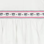 طقم فستان بولو بالشعار باللون الأبيض والزهري, 1, hi-res